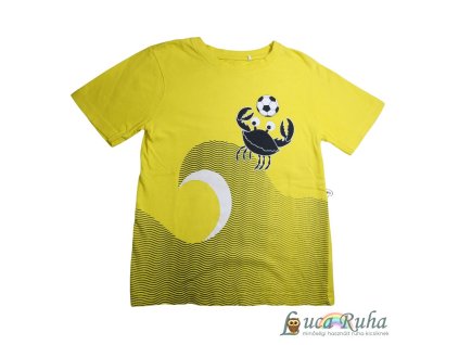 Topolino sárga, mintás póló - 122