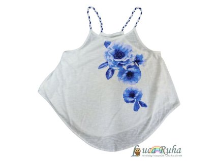 H&M L.O.G.G. virágmintás lenge top - 134/140