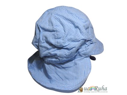 pusblu kek kockas napsapka
