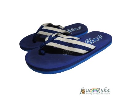 sotetkek flipflop papucs felirattal