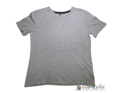 H&M szürke póló - 146/152