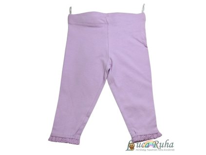 C&A lila, csipkés leggings - 68