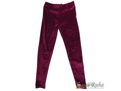 TU csillámos bársony leggings - 128
