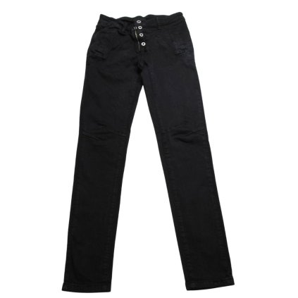 fekete gombos nadrag