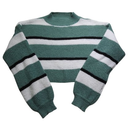 shein kotott crop pulover