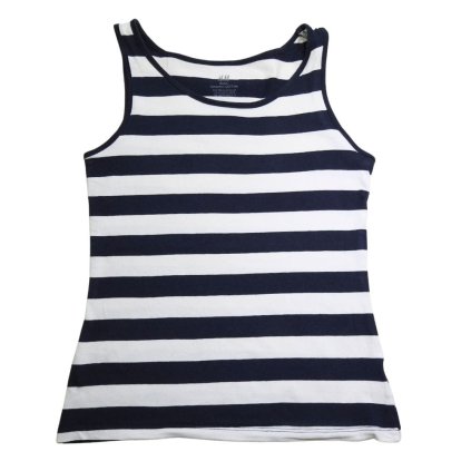 handm kek feher csikos triko