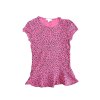 Charlese Vögele leopárdmintás pink felső  - 140