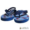 Kék flip-flop papucs mintával - 29/30