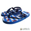Kék flip-flop papucs mintával - 29/30