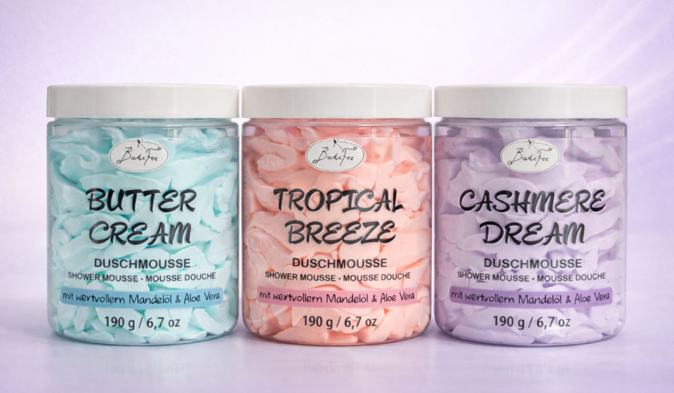 Sprchové šlehačkové pěny