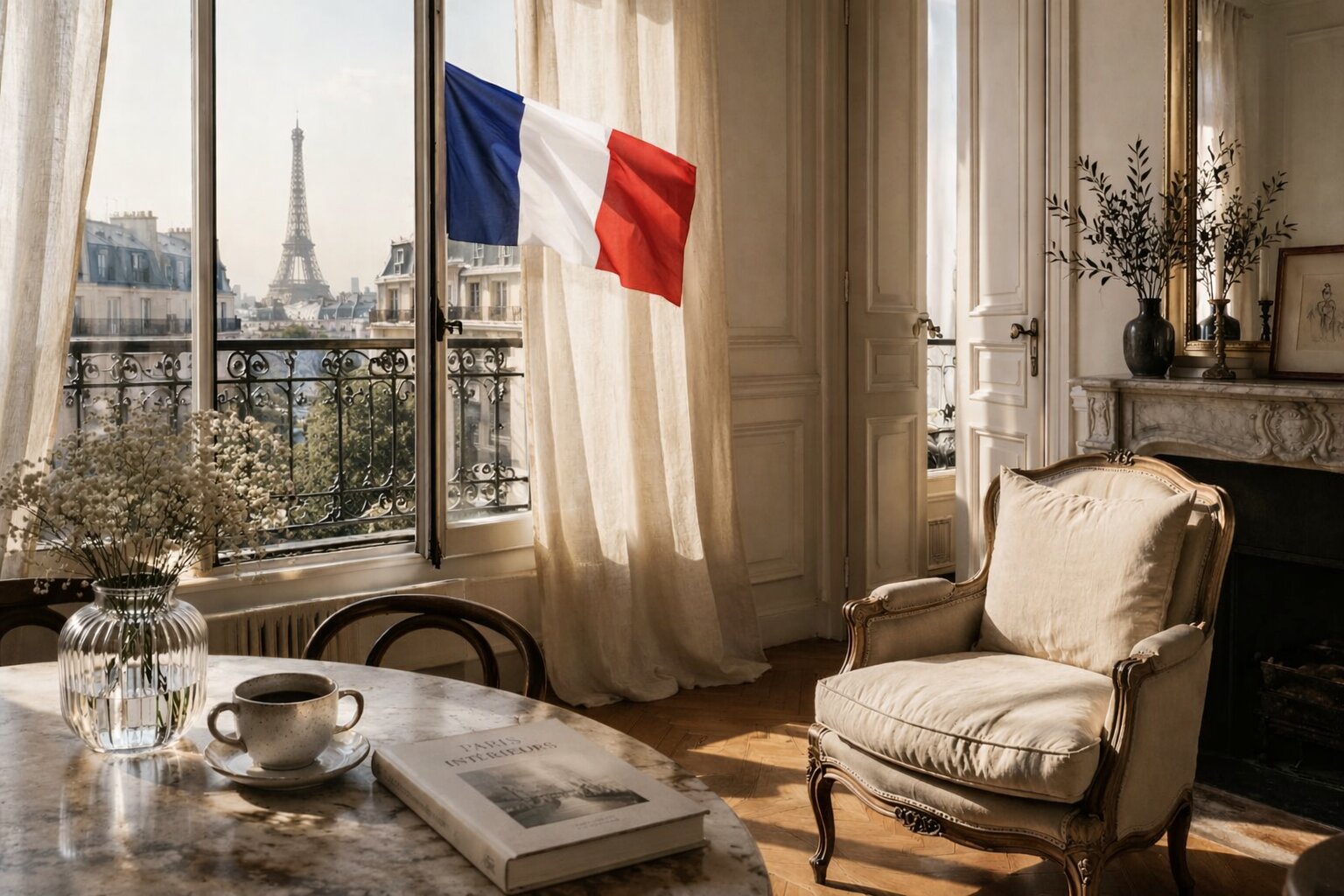 Francouzský styl bydlení: Jak doma vytvořit lehkost a eleganci po francouzsku