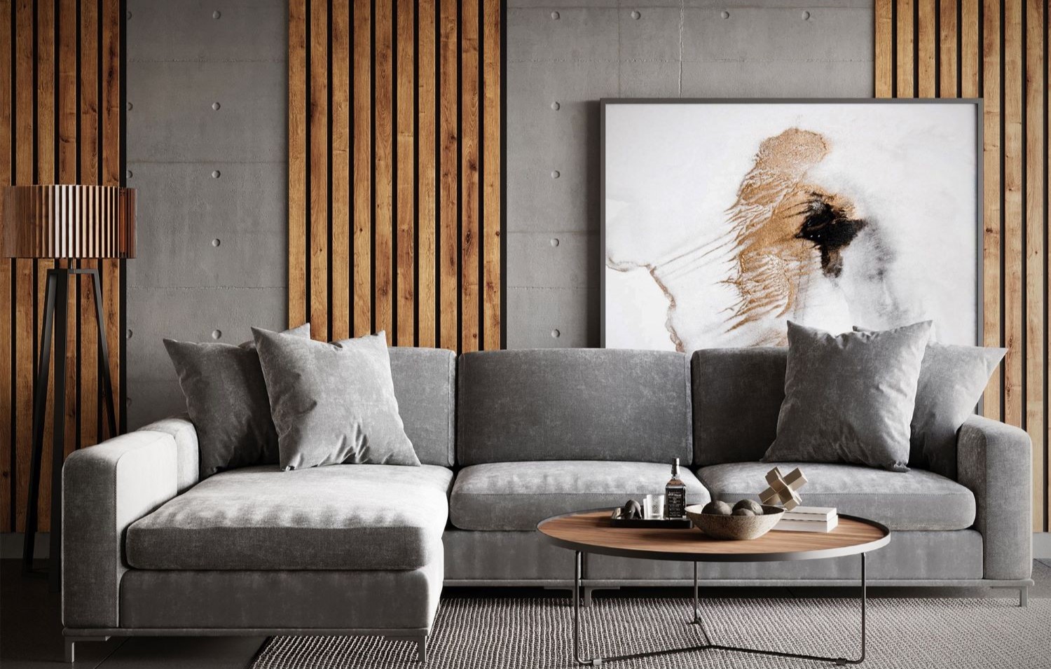 Inspirace: Nástěnné lamely podle influencerky Barbory Mlejnkové