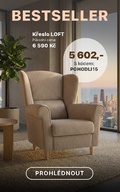 Pohodlné křeslo LOFT