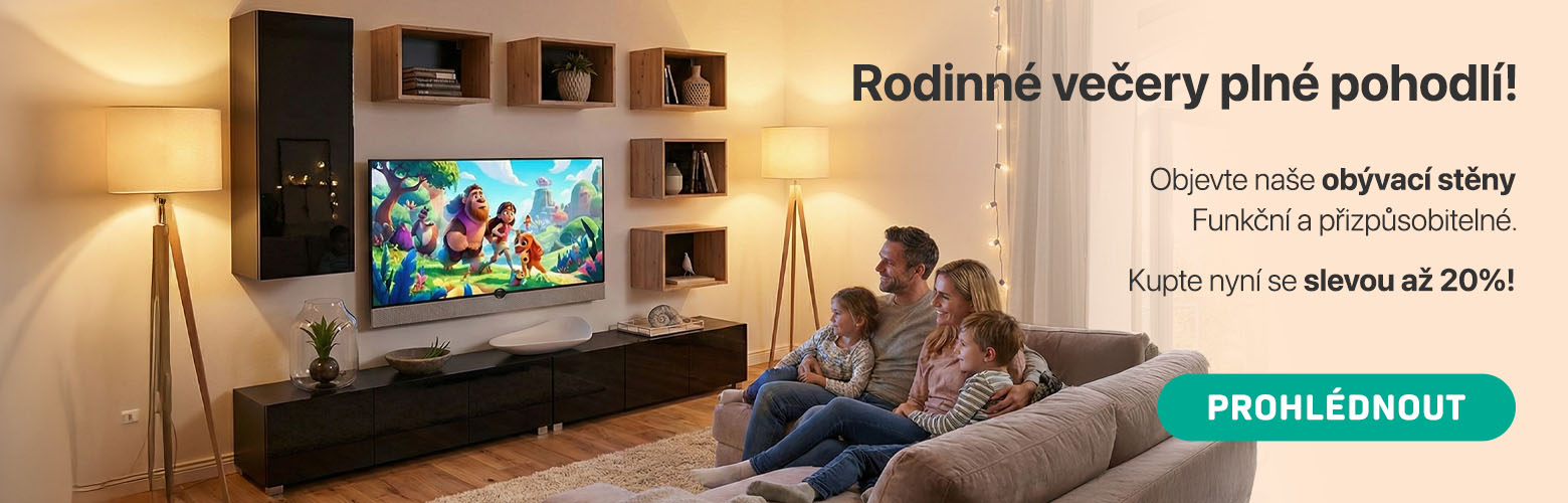 OBÝVACÍ STĚNY - se slevou až 20%