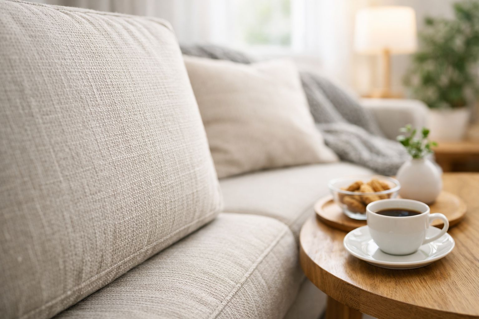 Sedací souprava – detail potahu