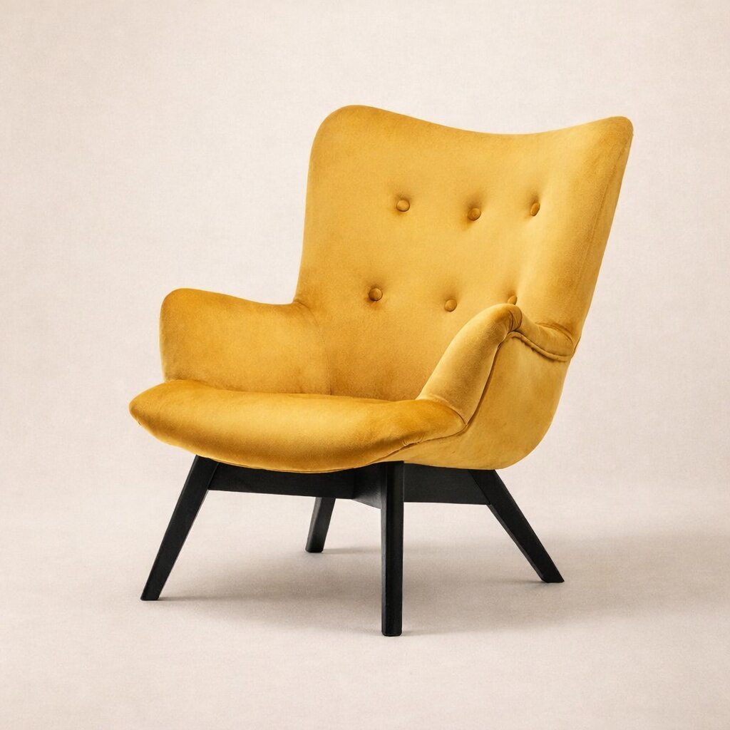 Čalouněné křeslo a měkké textury