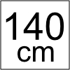 140x200 cm (2x70 cm)