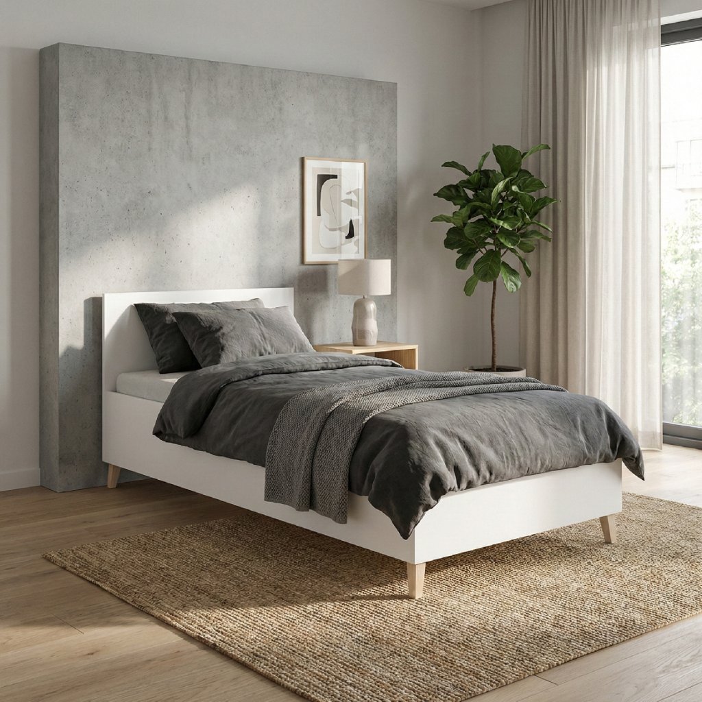 IDZ Postel FIGO 90x200 cm 36, Bílá