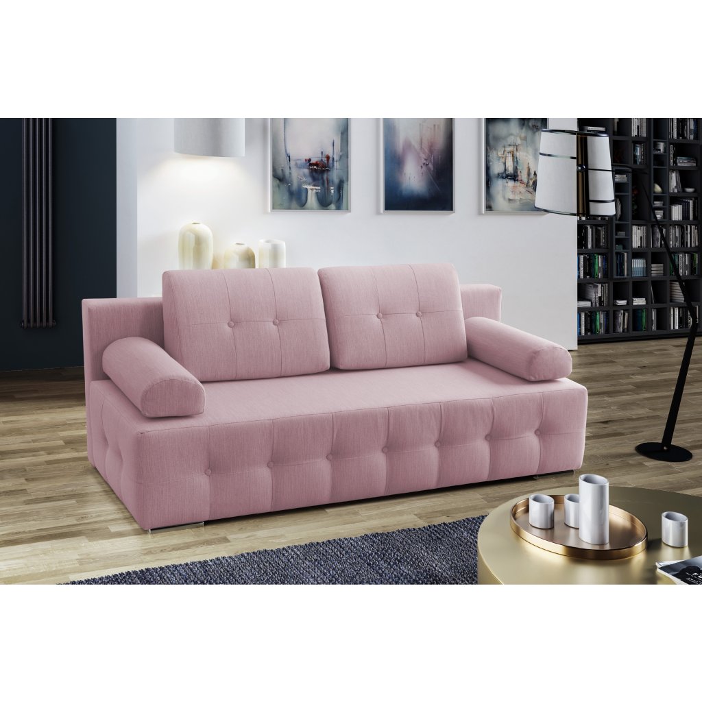 Eka Pohovka ONO, 197 cm Barva látky: Starorůžová (Soro 61)