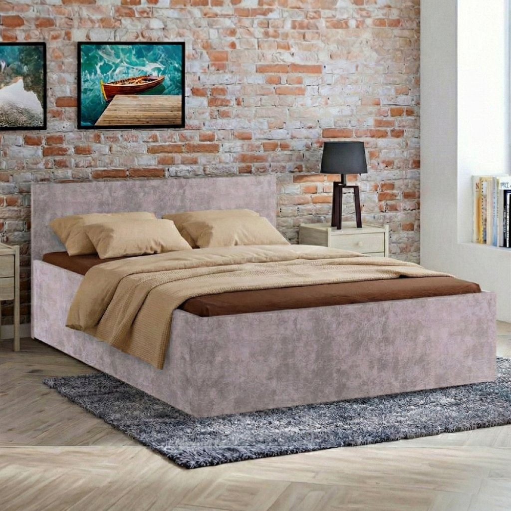 Maxi Postel STELA 140 x 200 cm, Beton