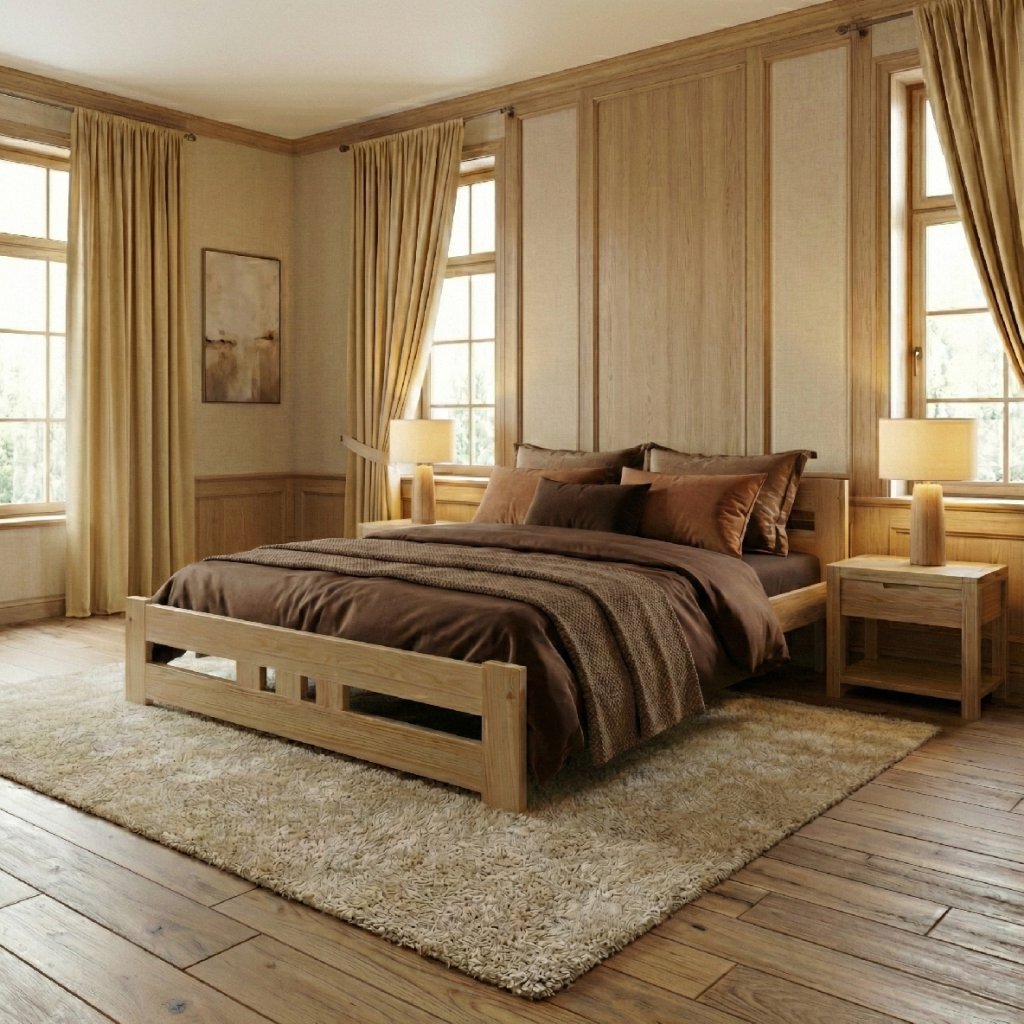 DJM Postel z Masivu AURELIO, 140x200 cm