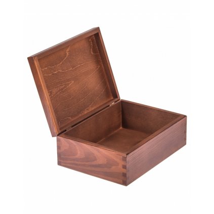 Dřevěná krabička - 22x16x8 cm, Ořech