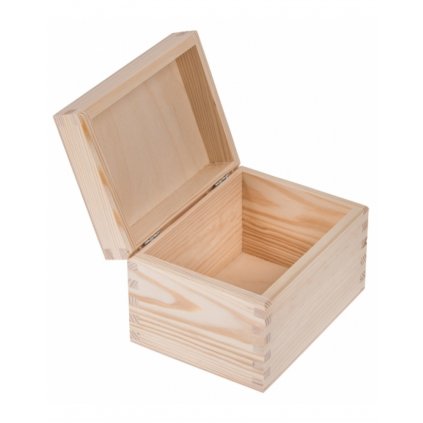 Dřevěná krabička - 16x12x11 cm, Přírodní