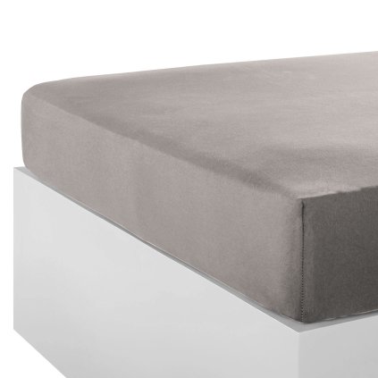 przescieradlo jersey z gumka 180x200 cm popiel 119