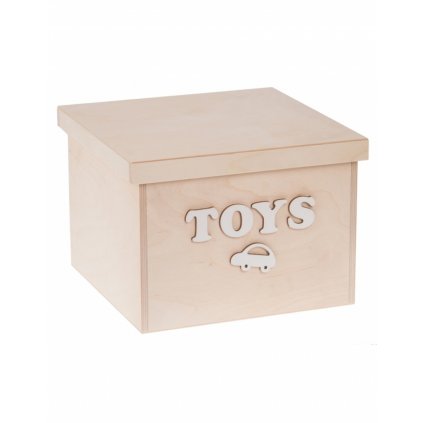 Dřevěný box na hračky - Toys velký