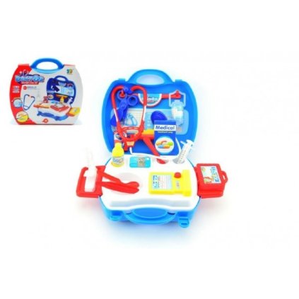 90690 146163 doktorska sada 20ks plast v plastovem kufriku 24x22x10cm