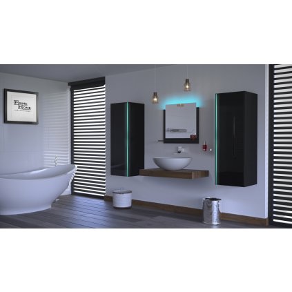 zestaw lazienkowy alius 8 a8 hg b 1 czarny czarn