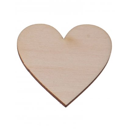 Dřevěná ozdoba (srdce) - 5x5 cm