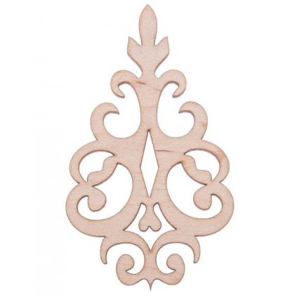 Dřevěná ozdoba (ornament) - 10x5 cm