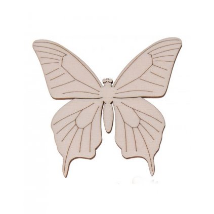 Dřevěná ozdoba (motýl) - 10x10 cm