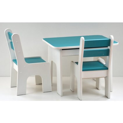 Stůl a dvě židličky K2 ocean