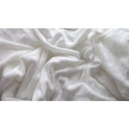 11202 prosteradlo mikroplys plysove teple dvouluzko 180 x 200 cm bile