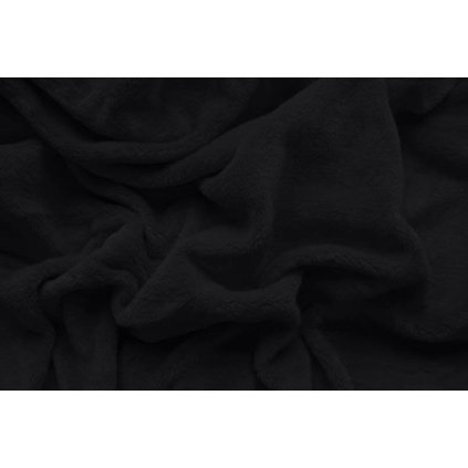 mikroplysove mikroflanelove prosteradlo cerne 140x200x25 1