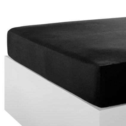 przescieradlo jersey z gumka 120x200 cm czarny 304