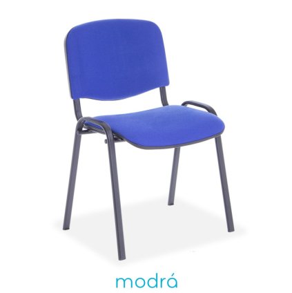 konferencni zidle viva cerne nohy modra 1559648483
