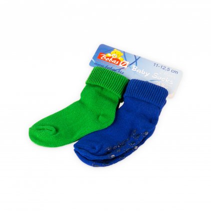 bobas ponozky modro zelene 1