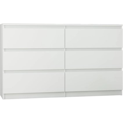 KOMODA R 120 SZAFKA 6 SZUFLAD BIALA R120 Kolekcja modern