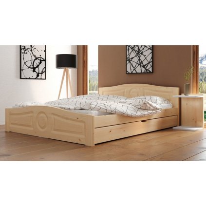 Postel Comfort se šuplíkem 140/200 cm - masiv 3,5 cm