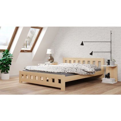 Postel Mirek 160/200 cm - masiv 3,5 cm