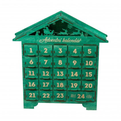 adventni kalendar zeleny 1