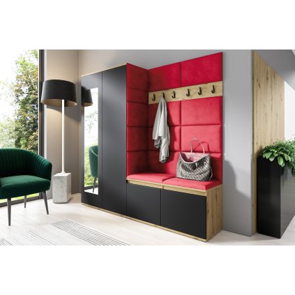 Garderoba artisan czarny Trinity 14