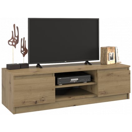 Stolek pod televizi RTV MALVA 120 cm - Dub artisan