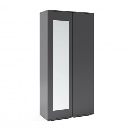 szafa grafit z 1 lustrem graphite wardrobe with 1 mirror