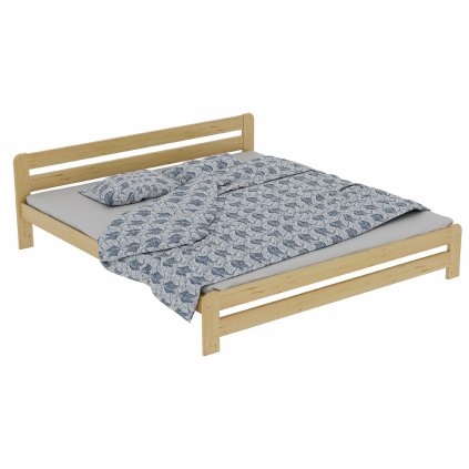 599 postel z masivu union 180 x 200 cm barva borovice matrace relax rost
