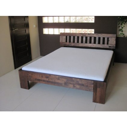 Postel LK1 180/200 cm - masiv 4 cm + matrace Medical