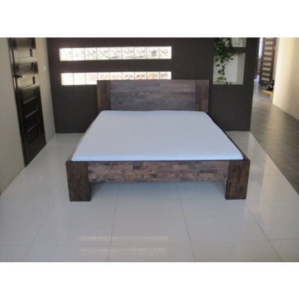 Postel LK4 180/200 cm - masiv 4 cm + matrace Medical